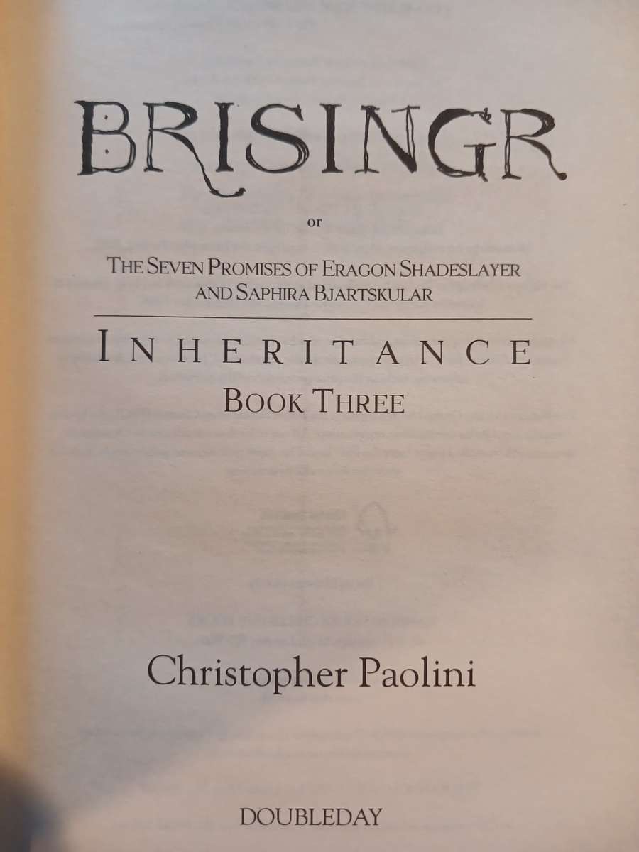 Brisinger by Christopher Paolini