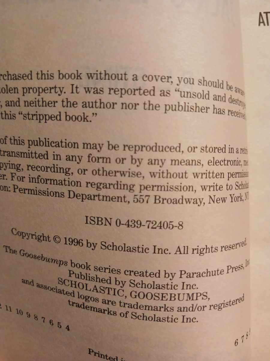 Goosebumps, Attack of the Jack-O`-Lanterns by R.L. Stine