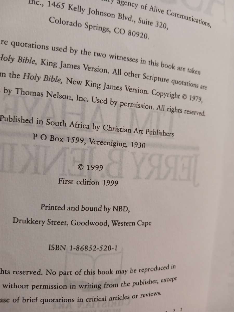 Assassins, Assignment: Jerusalem, Target: Antichrist by Tim Lahaye and Jerry B. Jenkins