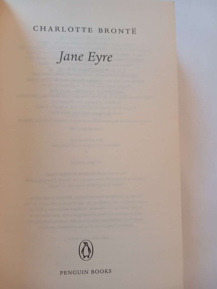 Jane Eyre by Charlotte Bronte