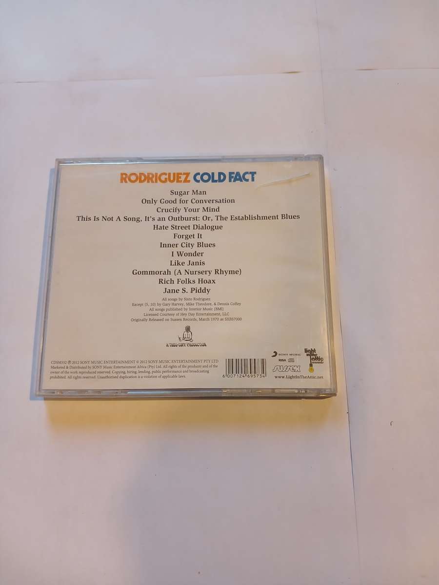 Rodriguez, Cold Fact CD