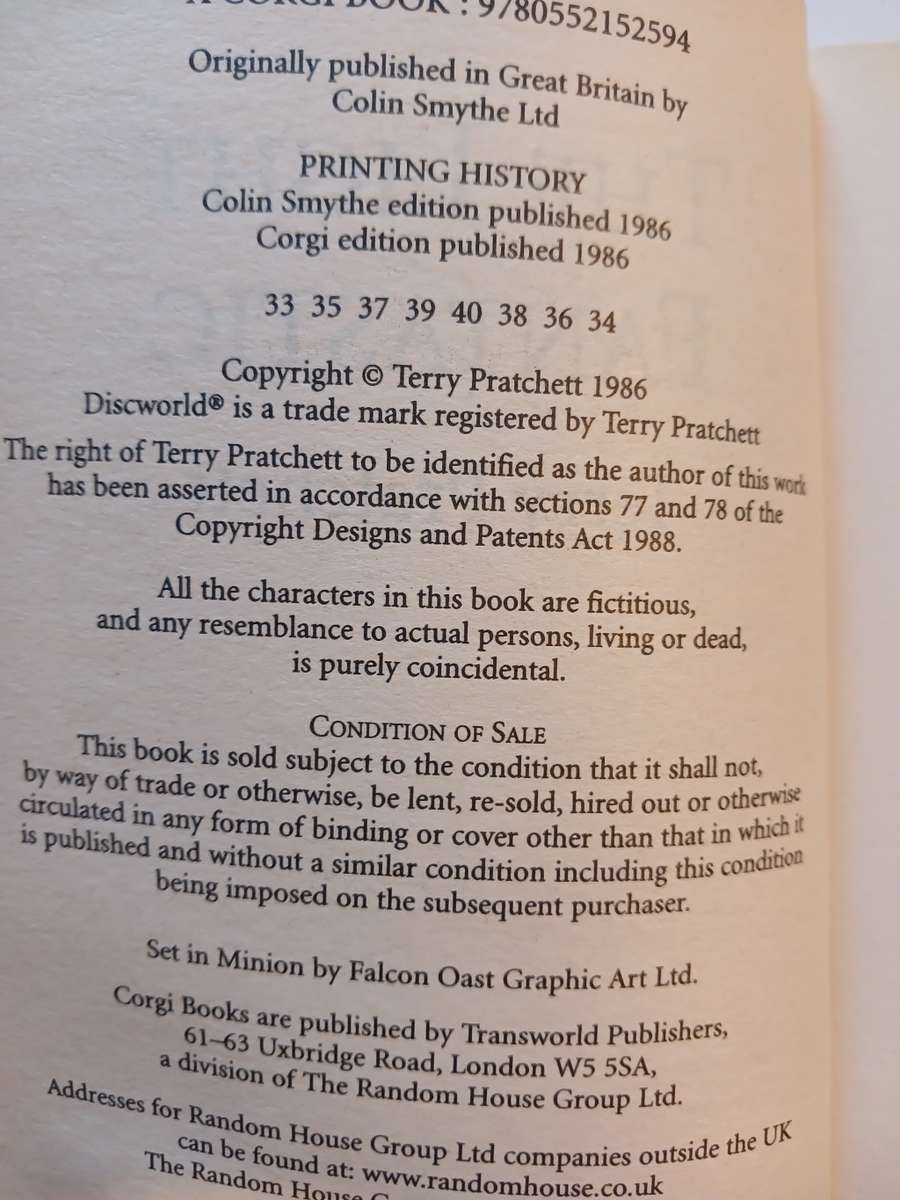 The Light Fantastic by Terry Pratchett
