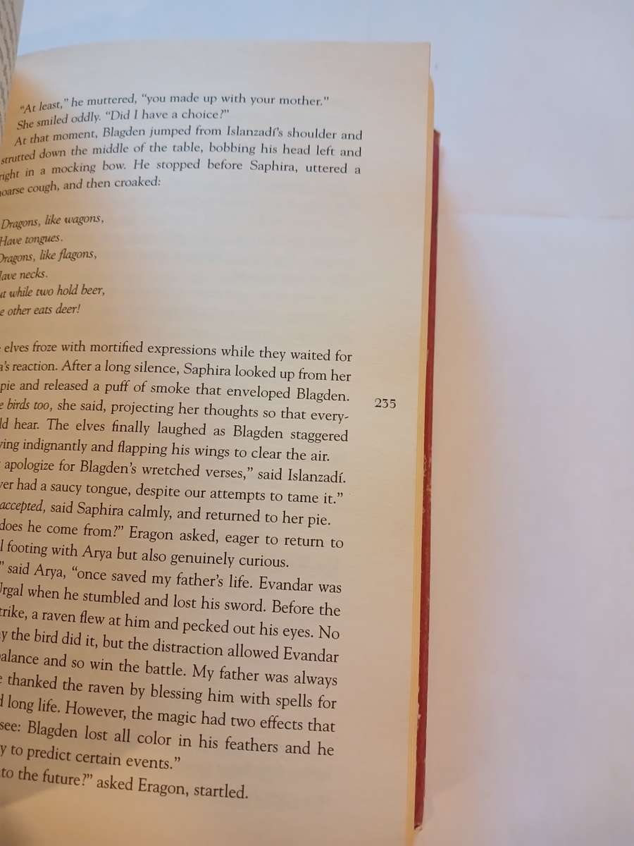 Eldest, Inheritance Book Two by Christopher Paolini, Hardcover