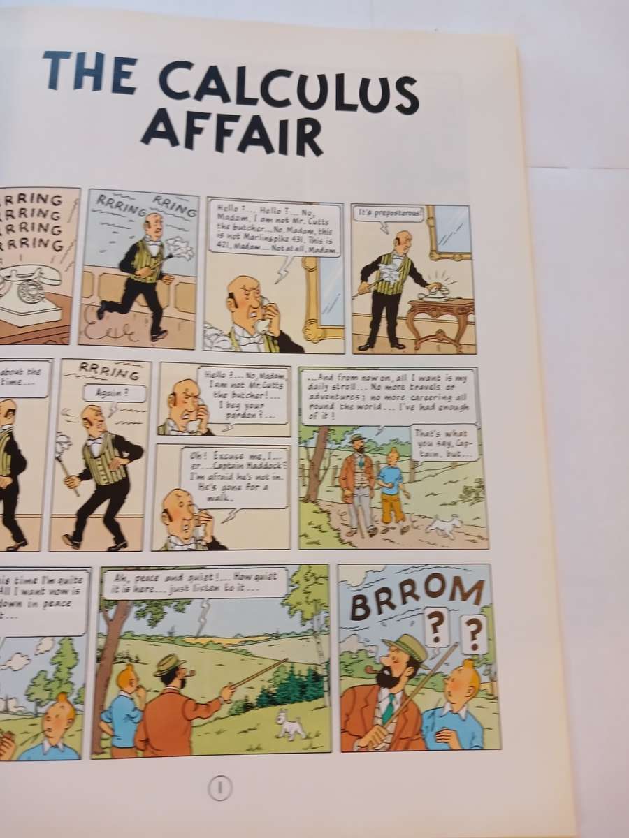 Tintin, The Adventures of Tintin, The Calculus Affair
