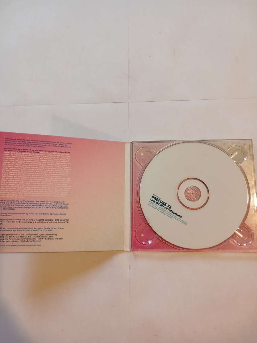 Prefuse 73, One Word Extinguisher CD