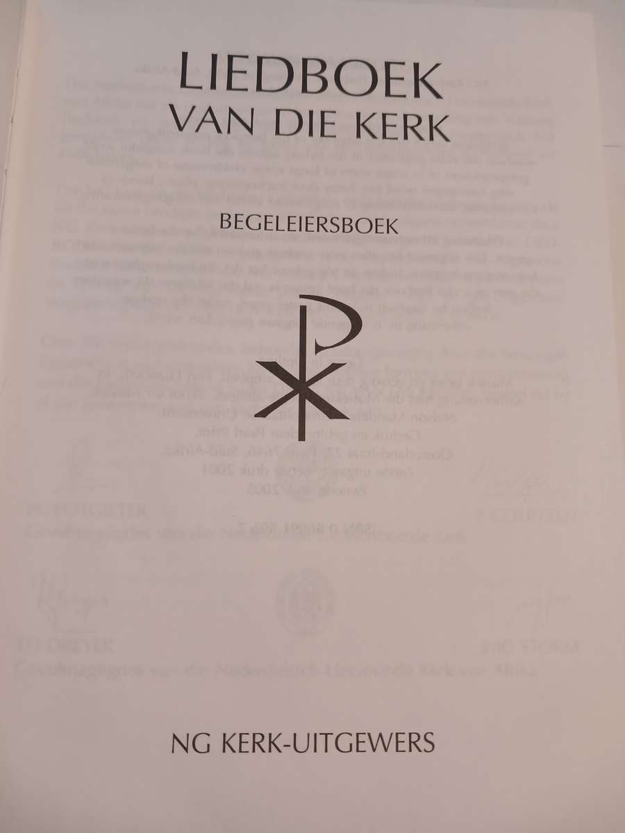 Liedboek van die Kerk, Begeleiersboek, 2005