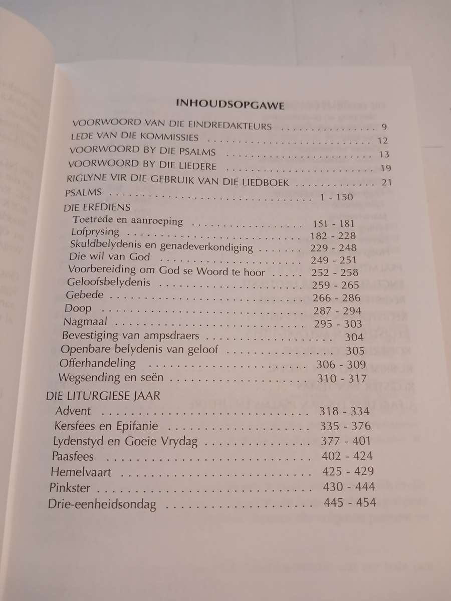 Liedboek van die Kerk, Begeleiersboek, 2005