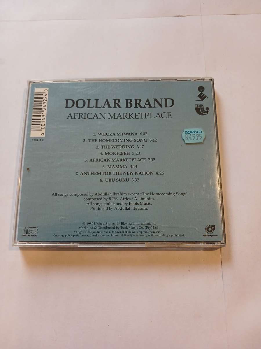 Dollar Brand, African Marketplace CD