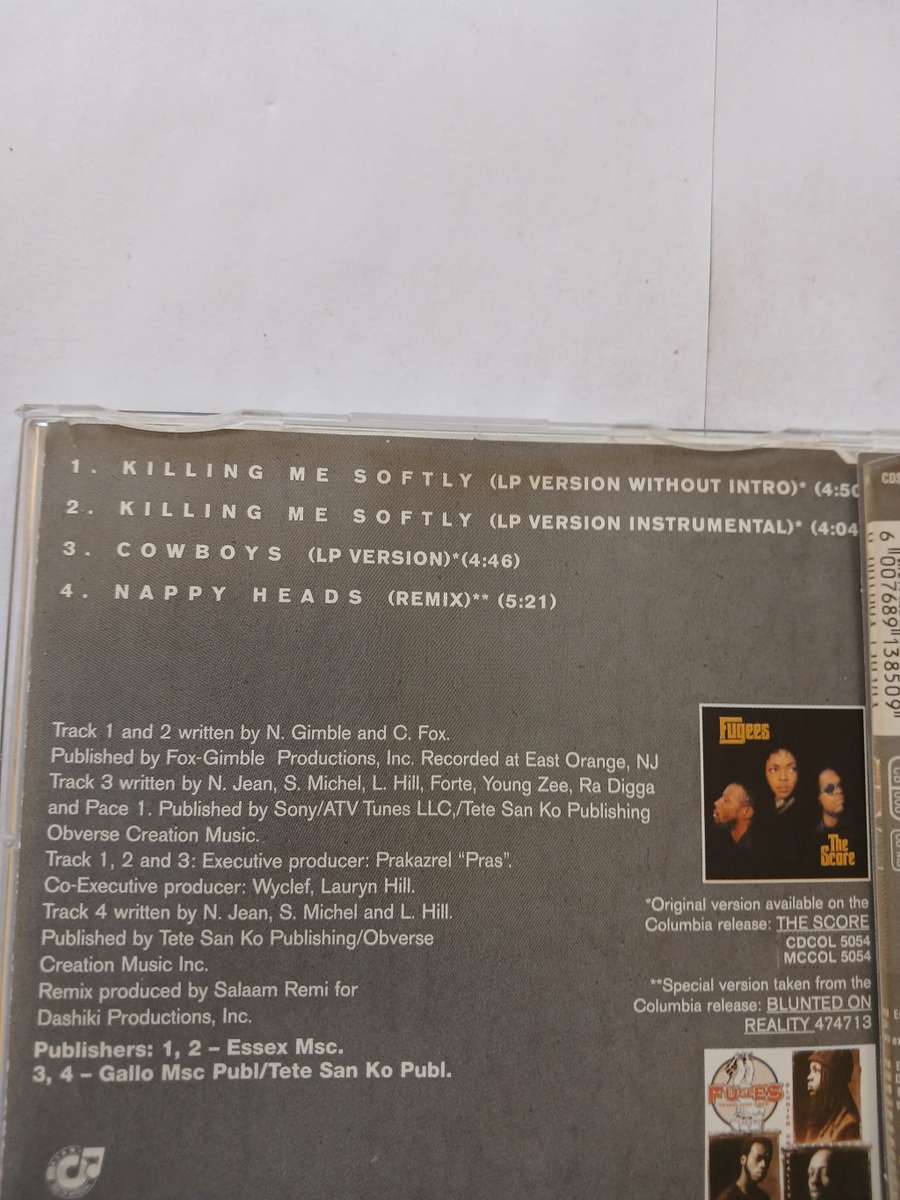 Fugees, Killing Me Softly CD single