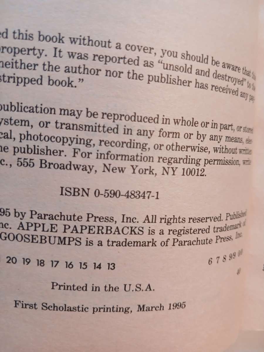 Goosebumps, Monster Blood III by R.L. Stine