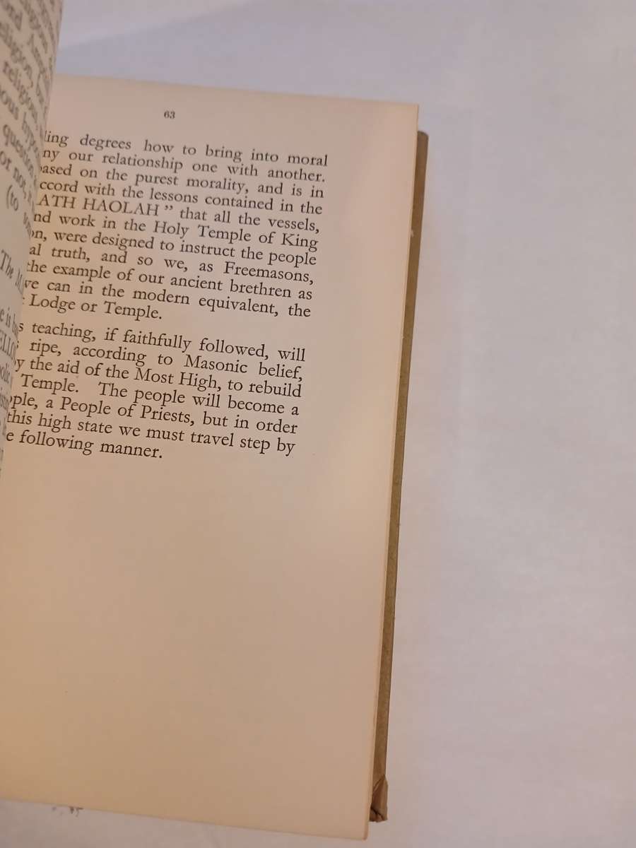 The Light of Freemasonry by the Rev. Jacob Slomovitz