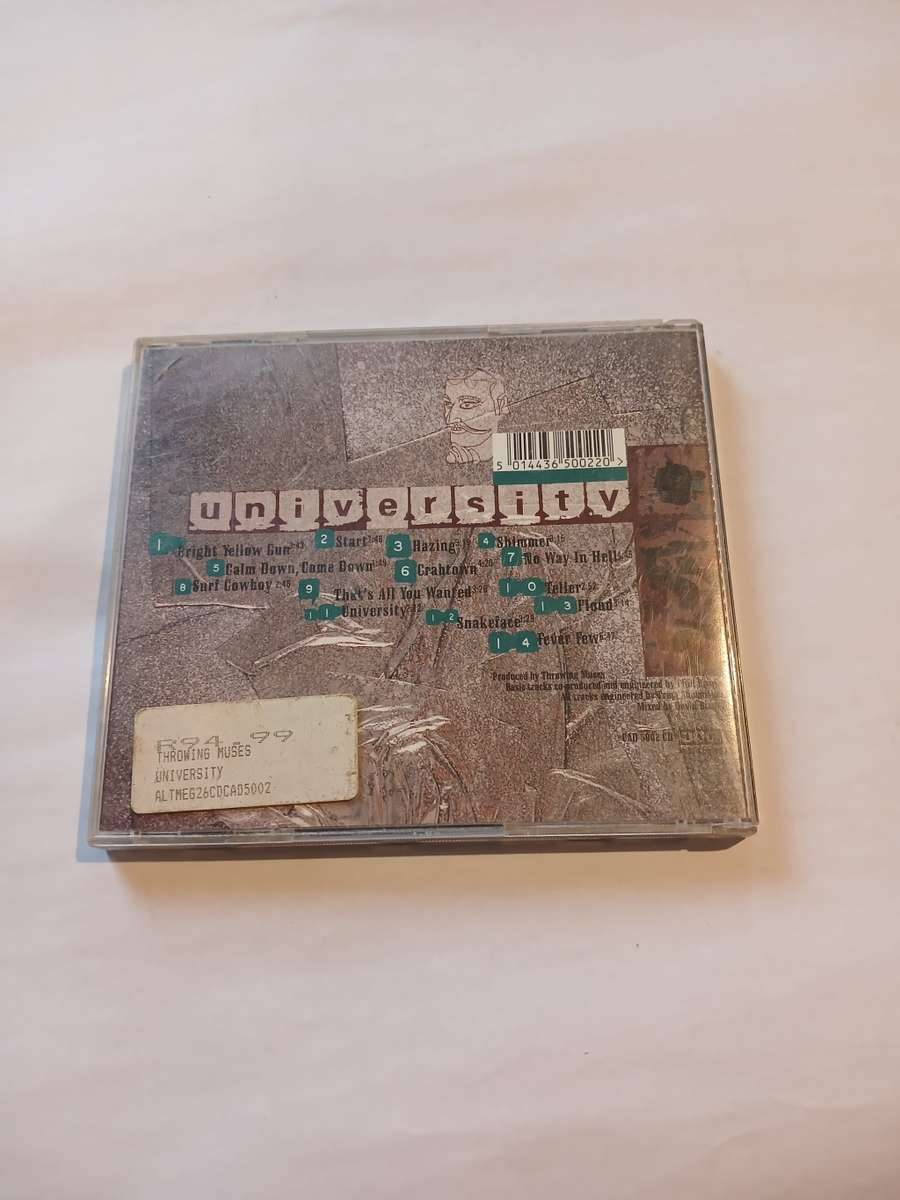 Throwing Muses, University CD, Belgium