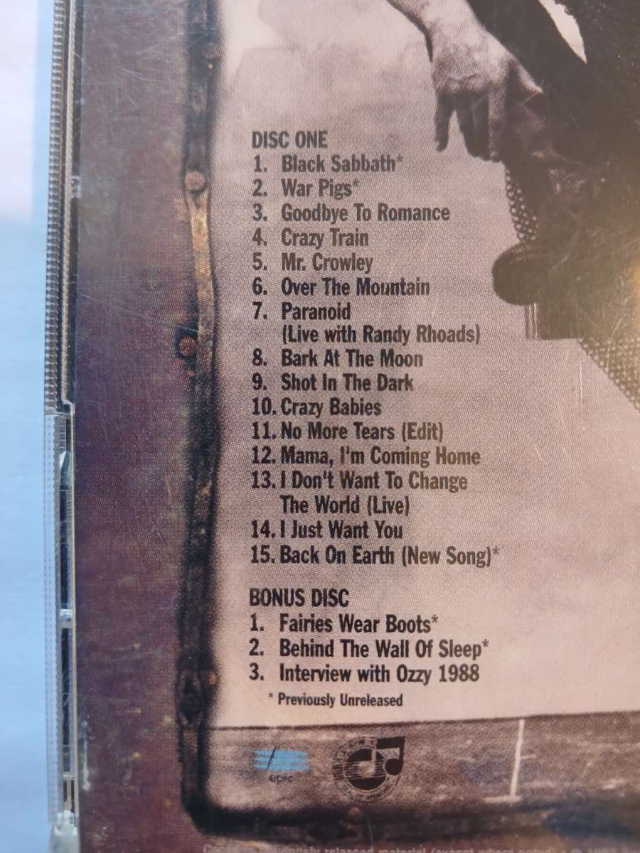 Ozzy Osbourne, Ozzman Cometh CD