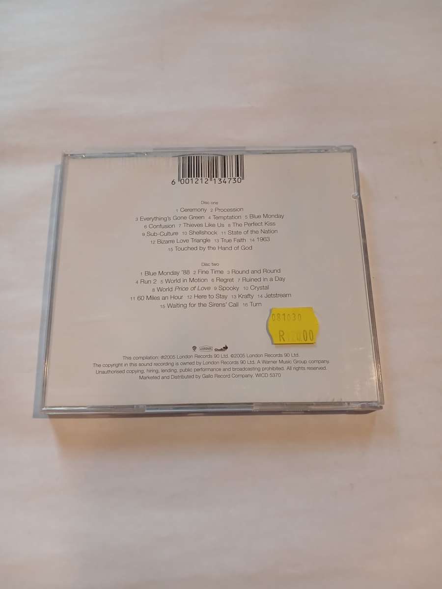 New Order, The Singles, 2 x CD