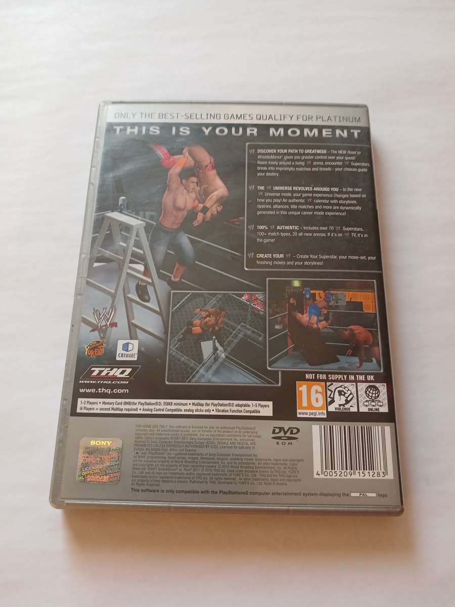 Playstation 2, Smackdown vs Raw 2011, Platinum