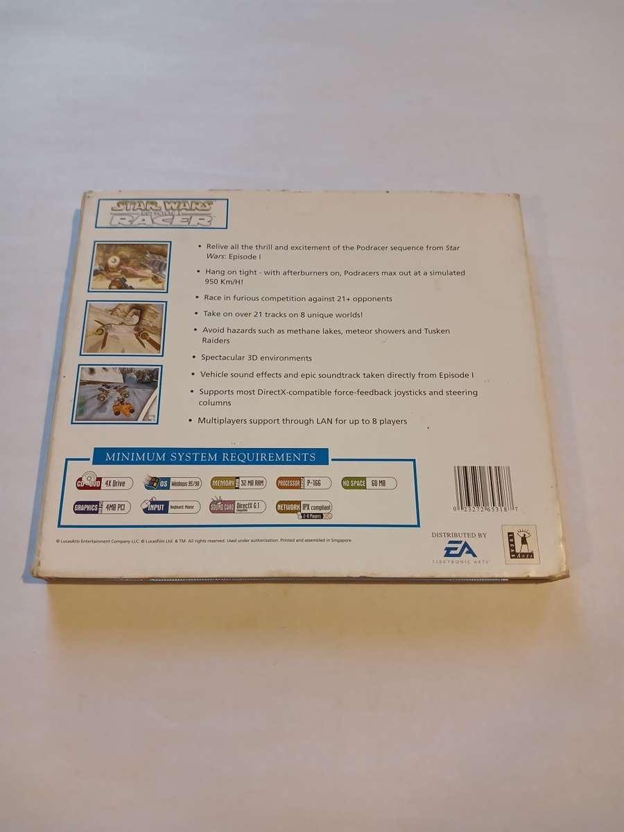 Star Wars Racer, Episode 1, PC CD-rom