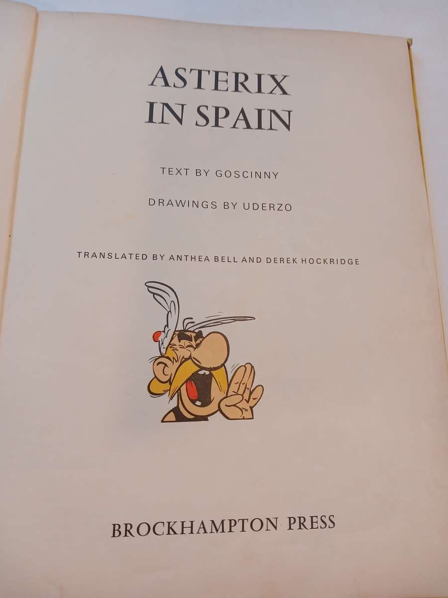 Asterix in Spain by Goscinny and Uderzo, Hardcover, 1971
