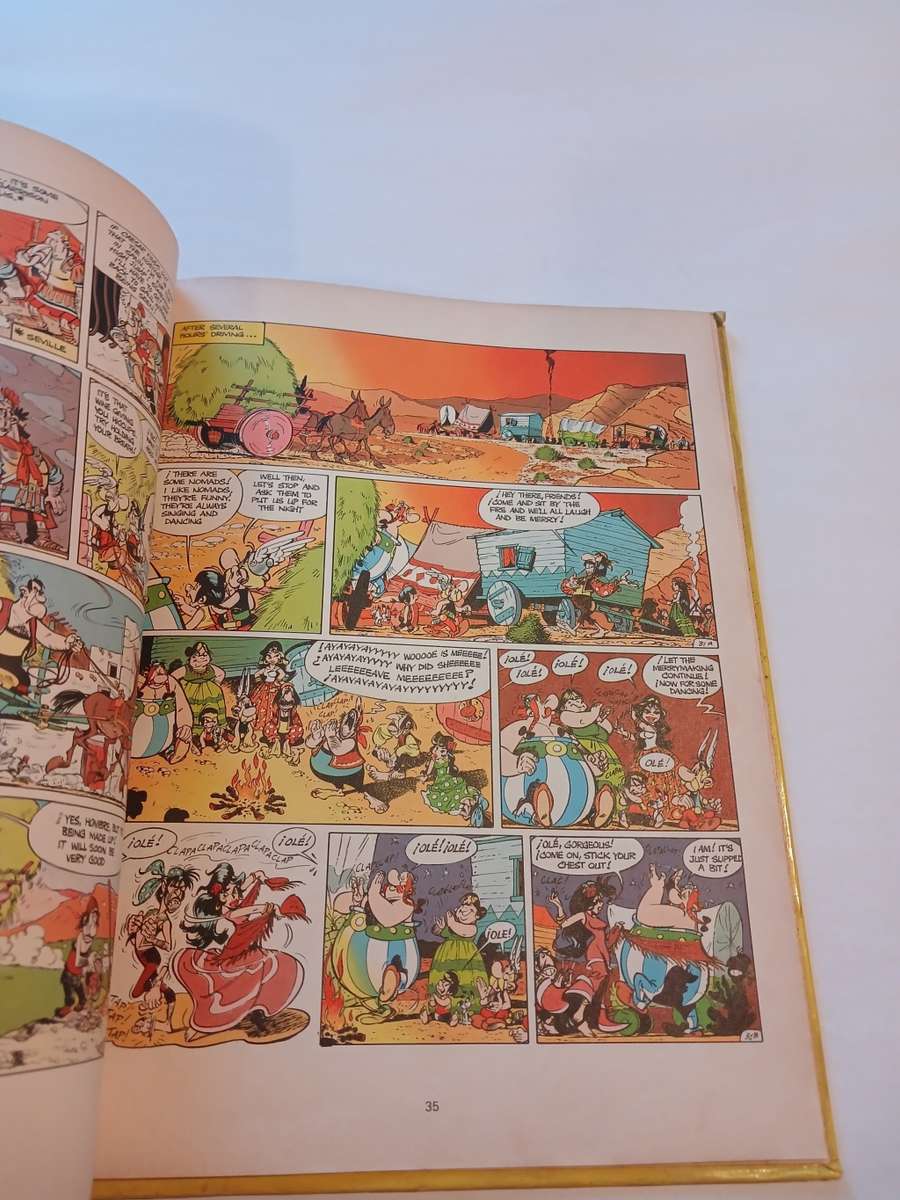 Asterix in Spain by Goscinny and Uderzo, Hardcover, 1971