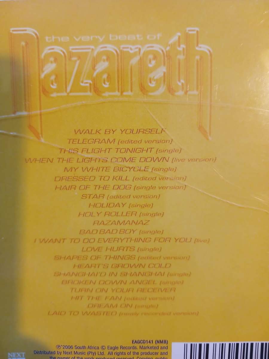 Nazareth, The Very Best Of CD, Remastered