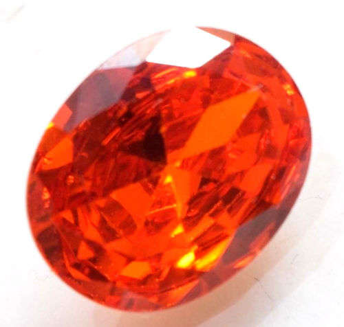 ***HUGE RARE*** ***LAB CERTIFIED*** 4.25 Ct Oval Cut Natural Orange Zircon