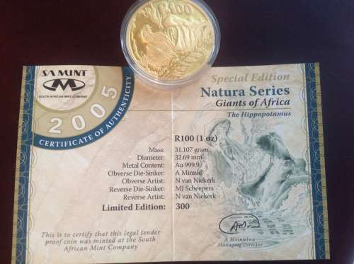 Natura series Giants of Africa Hippo