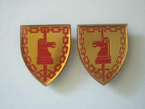 ARMY BATTLE SCHOOL LEFT / RIGHT PAIR OF FLASHES