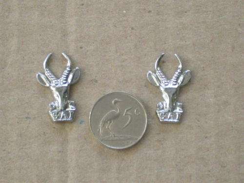 SADF INFANTRY MESS DRESS COLLAR BADGES (SET)