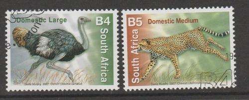 S.A. 2007 S.A.C.C. 1834-1835 "Additional value to the 7th Definitive" Set of 2 C.T.O.