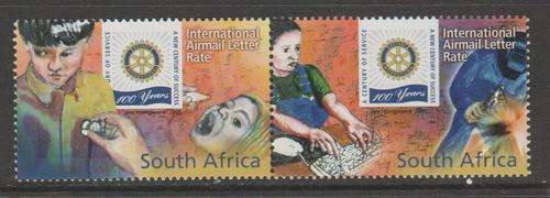 S.A. 2005 S.A.C.C. 1698-1699 "The Centenary of Rotary" Setenant pair M.N.H.