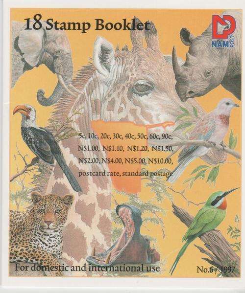 Namibia 1997 S.A.C.C. 226 "3rd Definitive issue Booklet Mint