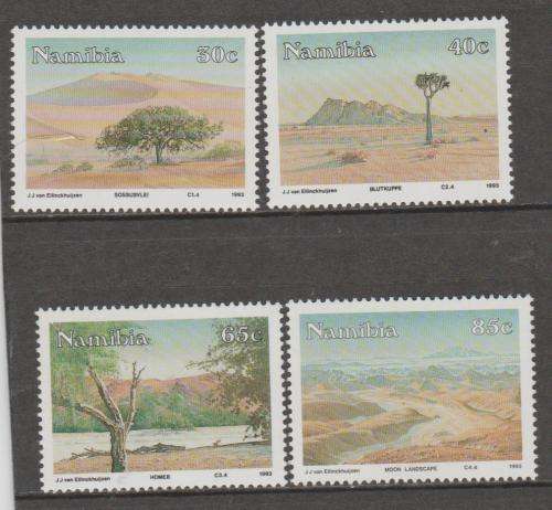 Namibia 1993 S.A.C.C. 78-81  "Unmatched Beauty of the Namib"  Set of 4 M.N.H.