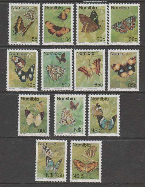 Namibia 1993 S.A.C.C. 86-98 2nd Definitive issue" Set of 13 M.N.H.