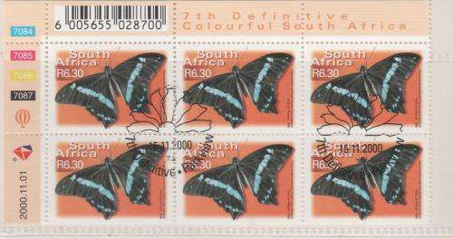 S.A. 2000-11-01 S.A.C.C. 1316 "7th Definitive issue" C/Block Reprint R6.30 C.T.O.