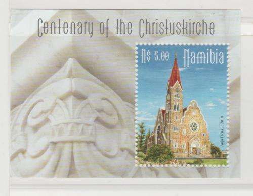 Namibia 2010  S.A.C.C. 706 "Centenary of the Christuskirche"  M/Sheet M.N.H.