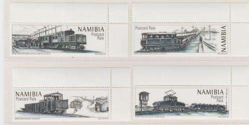 Namibia 2017 "Diamond Trains of Namibia" Set of 4 M.N.H.