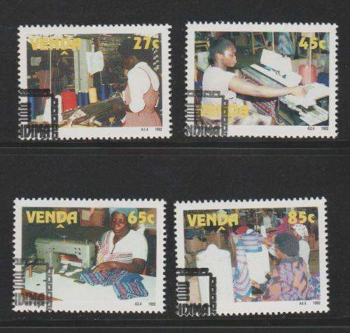 Venda 1992 "Industrial Production. Clothing Factory" Set of 4 C.T.O.