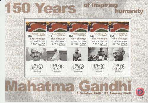 Namibia 2019: "150 Years of Inspiring humanity Mahatma Gandhi" Full Sheet M.N.H.