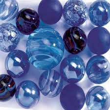 Cube of Blue Marbles by Djeco