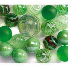 Cube of Green Marbles by Djeco