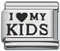 Italian Charm Links - I Love my Kids Charm