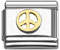 Italian Charm Links - Peace Sign