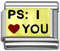 Italian Charm Links - PS I Love U