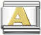 Italian Charm Links - Letter A