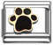 NEW Italian Charm Links - Paw Print