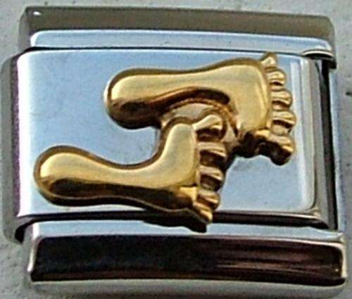 NEW Italian Charm Links - Feet Feet
