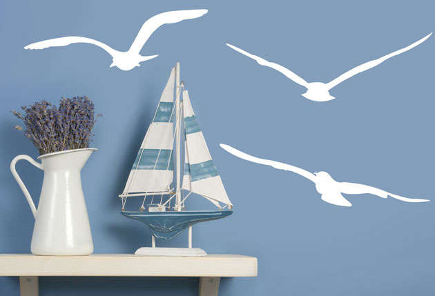 Wall Decal - Set of 3 Seagulls