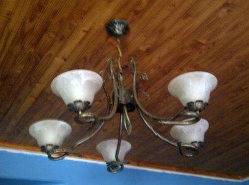 Wrought Iron Antique Finish Chandelier