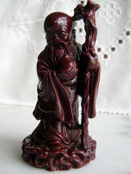 Three Gods / Three Wise Men - Fuk Luk Sau - Set of 3 figurines