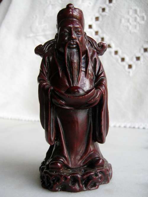 Three Gods / Three Wise Men - Fuk Luk Sau - Set of 3 figurines