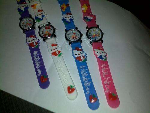 New Funky HELLO KITTY 3D watches (RED,  ORANGE, PINK, BLUE, PURPLE, WHITE)